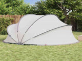 Pool Dome Folding Manual Grey and Orange 405 x 405 x 192 cm 42001108