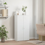 ZNTS File Cabinet White 60x32x115 cm Engineered Wood 840772