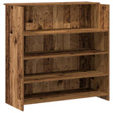 Reception Desk Old Wood 180x50x103.5 cm Engineered Wood 3324176