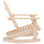 Garden Adirondack Rocking Chair Solid Fir Wood 315882