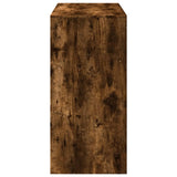 Bar Table Smoked Oak 102x50x103.5 cm Engineered Wood 854431