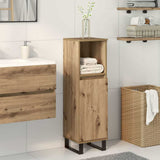Bathroom Cabinet Artisan Oak 30x30x100 cm Engineered Wood 857212