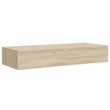 Wall-mounted Drawer Shelves 2 pcs Oak 60x23.5x10cm MDF 330262