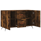 Sideboard Smoked Oak 100x36x60 cm Engineered Wood 828145