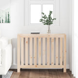 Radiator Cover 108.5x19x84 cm Solid Wood Pine 822571