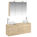 Bathroom Furniture Set 4 pcs Sonoma Oak 3406697