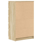 Drawer Cabinet Sonoma Oak 60x36x103 cm Engineered Wood 823019
