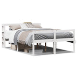 Senior Bed with Headboard without Mattress White 140x190 cm 3305858