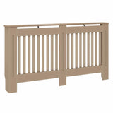 Radiator Cover 2 pcs Brown 152 x 19 x 81.5cm Engineered Wood 3403233