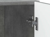 Bedside Cabinet Concrete Grey 43 x 34.5 x 50 cm Engineered Wood 894111