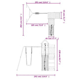 Outdoor Playset Impregnated Wood Pine 3156879