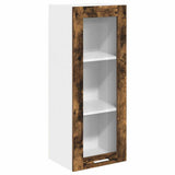 Hanging Cabinet Smoked Oak 40 x 31 x 100 cm Engineered Wood 884382