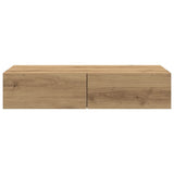 ZNTS Wall Shelf with Drawers Artisian Oak 80x33x17 cm Engineered Wood 859985