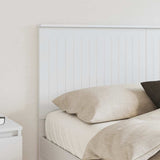 Headboard with Headboard White 150 cm Engineered wood 887747