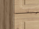 Bedside Cabinet Artisan Oak 43 x 41 x 63.5 cm Engineered Wood 895714