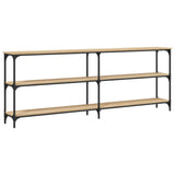 Console Table Sonoma Oak 200x29x75 cm Engineered Wood 834111