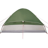 ZNTS Camping Tent Dome 4-Person Green Waterproof 94777