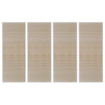 Rectangular Natural Bamboo Rugs 4 pcs 120x180 cm 278745