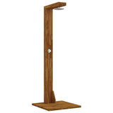 Outdoor Shower 210.5 cm Solid Acacia Wood and Stainless Steel 903122