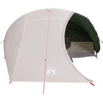 ZNTS Camping Tent Dome 4-Person Green Waterproof 94727