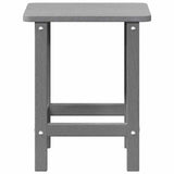 Side Table Light Grey 38 x 38 x 46 cm Polyethylene 42006636