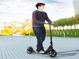 Kick Scooter, Folding 2 Wheel Scooter for 14 Teens Adults, with Dual Brake System, Dual Suspension, T3398P376753