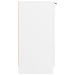 ZNTS Shoe Cabinet White 59x35x70 cm Engineered Wood 811421