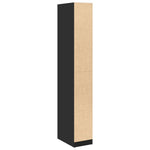 Wardrobe Black 30x50x200 cm Engineered Wood 3307739