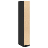 Wardrobe Black 30x50x200 cm Engineered Wood 3307739