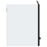 Kitchen Wall Cabinet Kalmar Black Engineered Wood 853598
