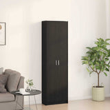 Wardrobe with Shelf Black Oak 55 x 25 x 189 cm Engineered Wood 3334009