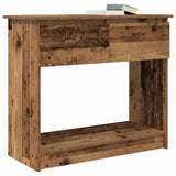 Console Table with Drawers Old Wood 85.5x38.5x74.5 cm 861398