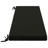 2-Piece Bench Cushions SOEST 2 pcs 100% Polyester Black 949053