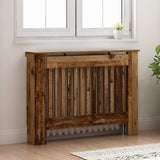 Radiator Cover Old Wood 112 x 19 x 81.5 cm Engineered Wood 884111