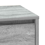 Bedside Cabinet Grey 39 x 34.5 x 50 cm Engineered wood 869620