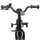Kids Bike 14 Inches for 3-5 Years Old Black 42009378