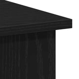 Desk Black Oak 100x55x75 cm Engineered Wood 862434