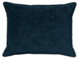 Cushion Cover 6 pcs HOUTEN Navy Blue 80 x 80 cm Faux Rabbit Fur 921834