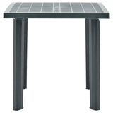 Garden Table Green 80x75x72 cm Plastic 48803