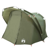 Fishing Tent 4-Person Olive Green Waterproof 4009395