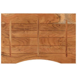 Desk Top 80x60x2.5 cm Rectangular Solid Wood Acacia 370169