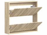 Wall-Mounted Shoe Cabinet ZWOLLE 71 x 17 x 86 cm Sonoma Oak 896417