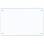 Kitchen Backsplashes 2 pcs Transparent 80x50 cm Tempered Glass 3315793