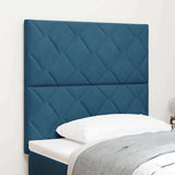 Headboard Height Adjustable Dark blue 90 cm Velvet 3337897