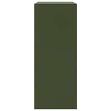 Highboard Olive Green 67x39x95 cm Steel 841809