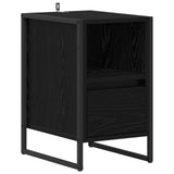 Bedside Table Black Oak 39.5 x 30 x 50 cm Engineered Wood 886654