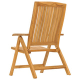 Reclining Garden Chair Set of 2 Teak Brown 362666