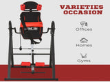 Gravity Inversion Table with Safety Belt Adjustable Hand Stand for Muscle Pain Relief, Red T3398P376836