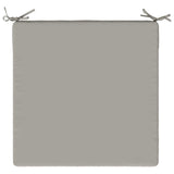 4-Piece Seat Cushions SOEST 4 pcs 100% Polyester Grey 944798
