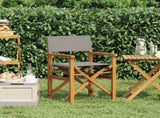Dining Chair Folding Brown and Light Grey 56 x 54 x 87 cm 42032677